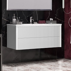 Opadiris Мебель для ванной Рубинно 120 подвесная белая – фотография-4